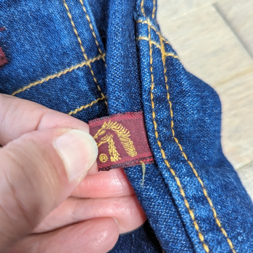 Vintage 80's Jordache dark wash jeans size 33" - Picture 6 of 8